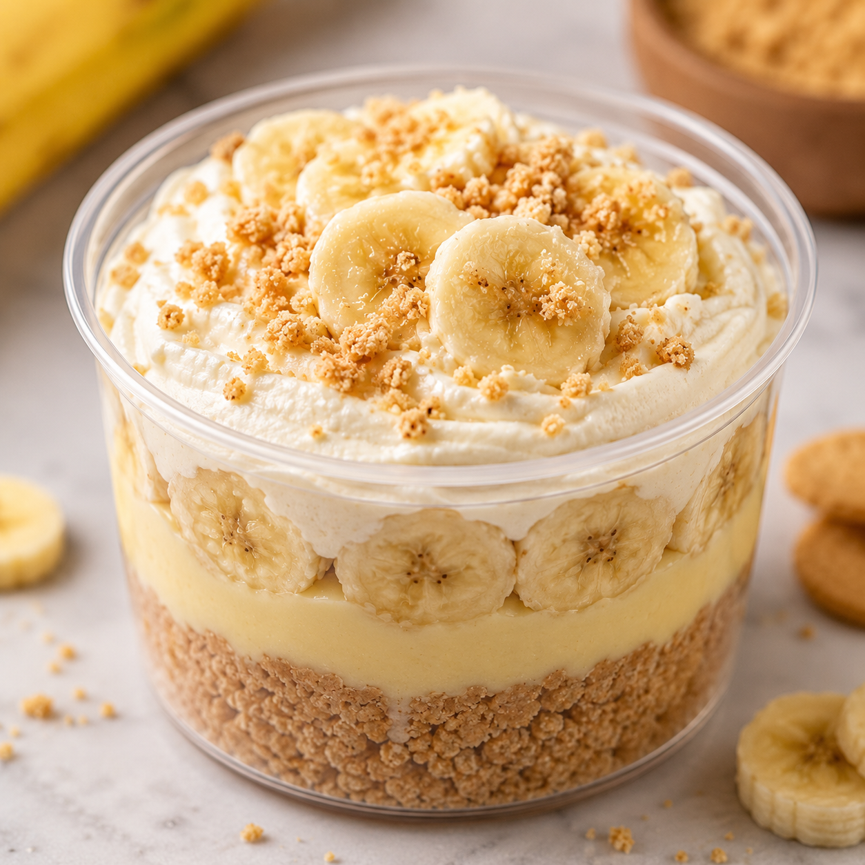 Banana Cream Pie Protein Cup