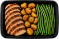Cajun Pork Tenderloin + Garlic Roasted Potatoes + Green Beans