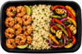 Chili Lime Shrimp + Cauliflower Rice + Grilled Veggies