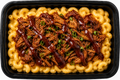Mac & Cheese Topped w/ BBQ Pulled Pork