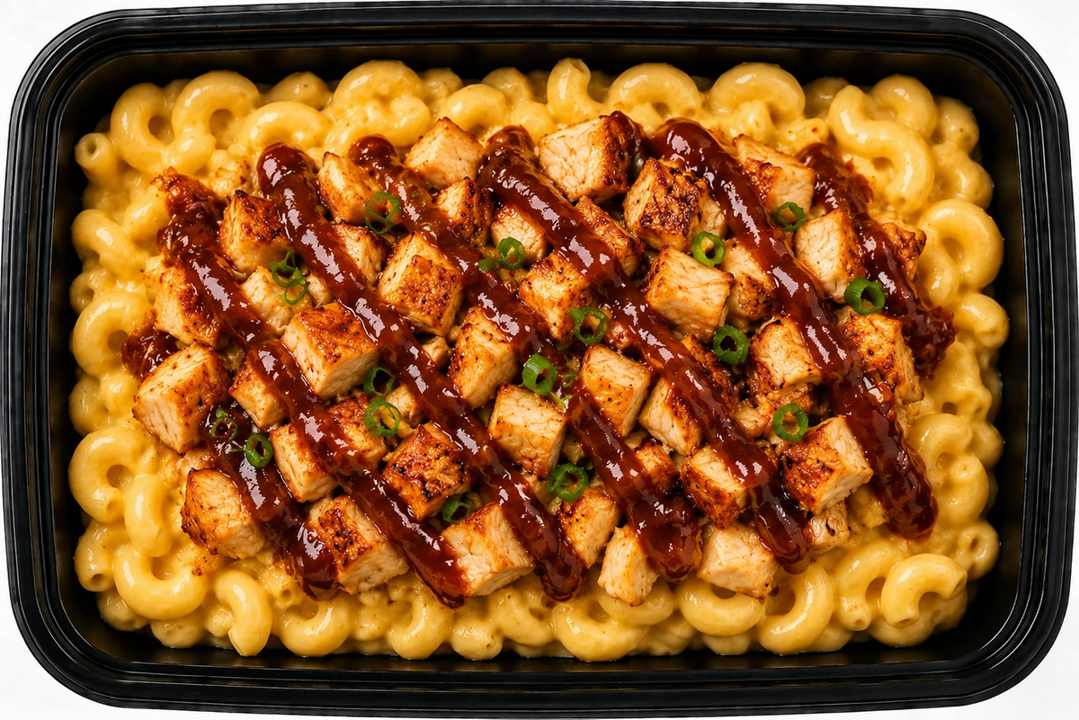 Mac & Cheese + BBQ Chicken