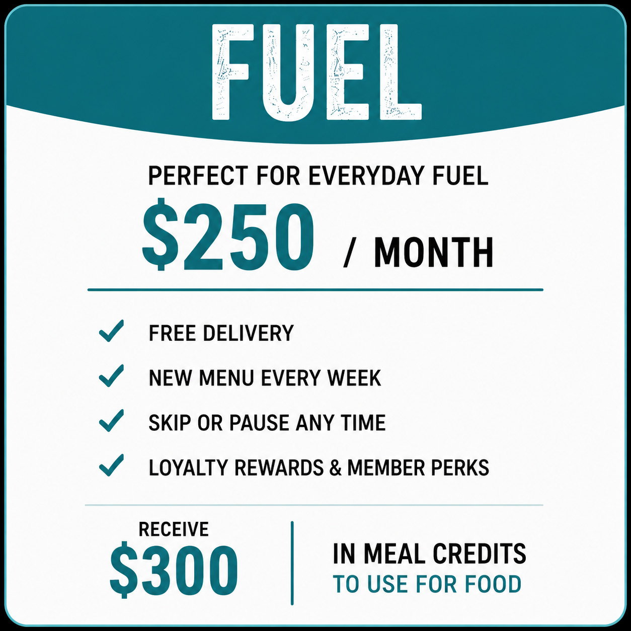 30-Day Meal Plan (FUEL)